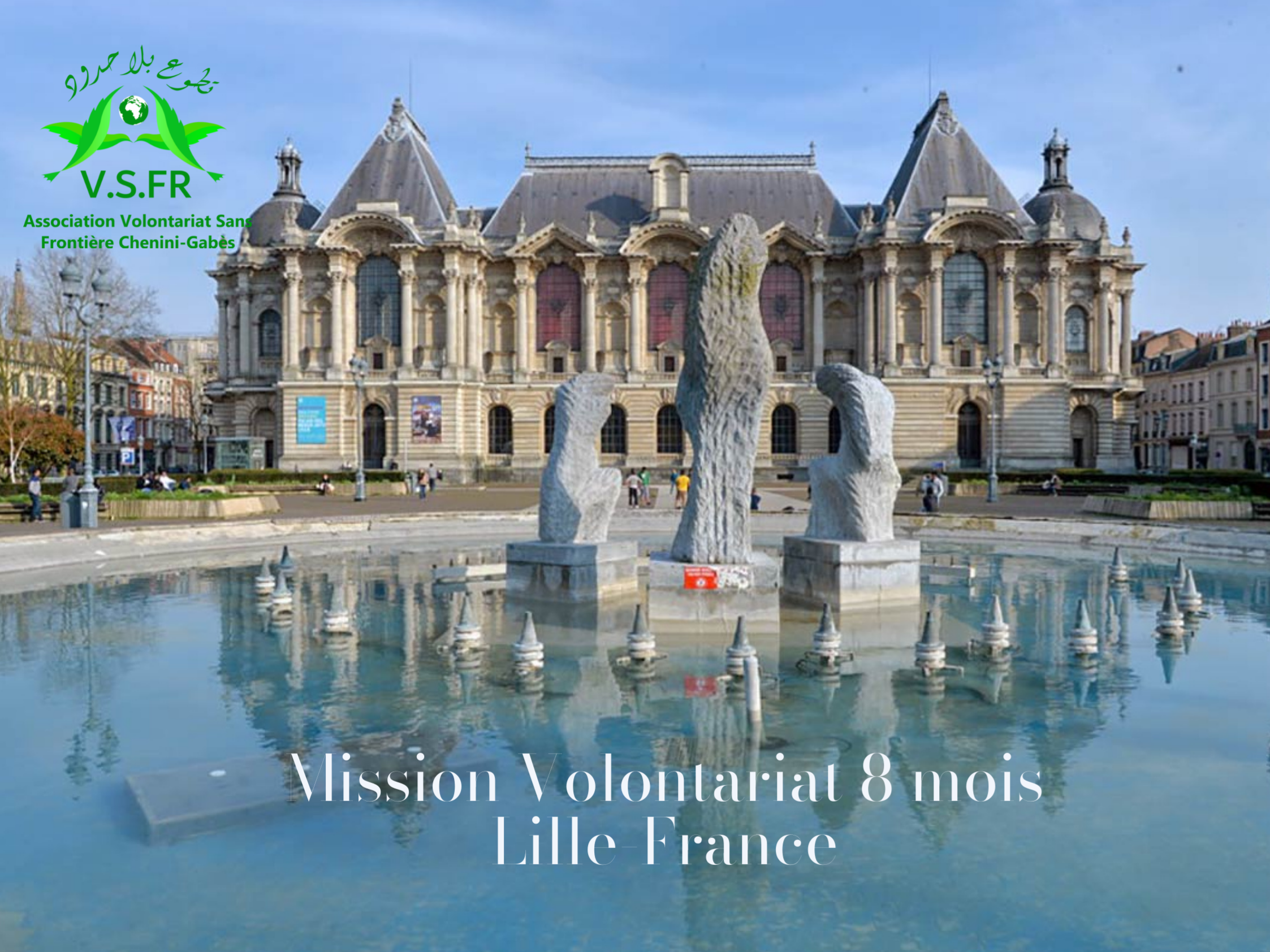Programme de volontariat à Lille pendant 8 mois pour promouvoir la paix et l\'engagement volontaire par la participation à la vie associative locale 