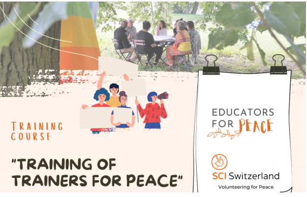 International training course “Training of Trainers for Peace” in Köniz near Bern, Switzerland